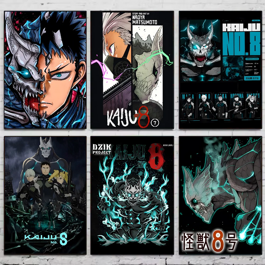 Anime Kaiju No. 8 Poster HD