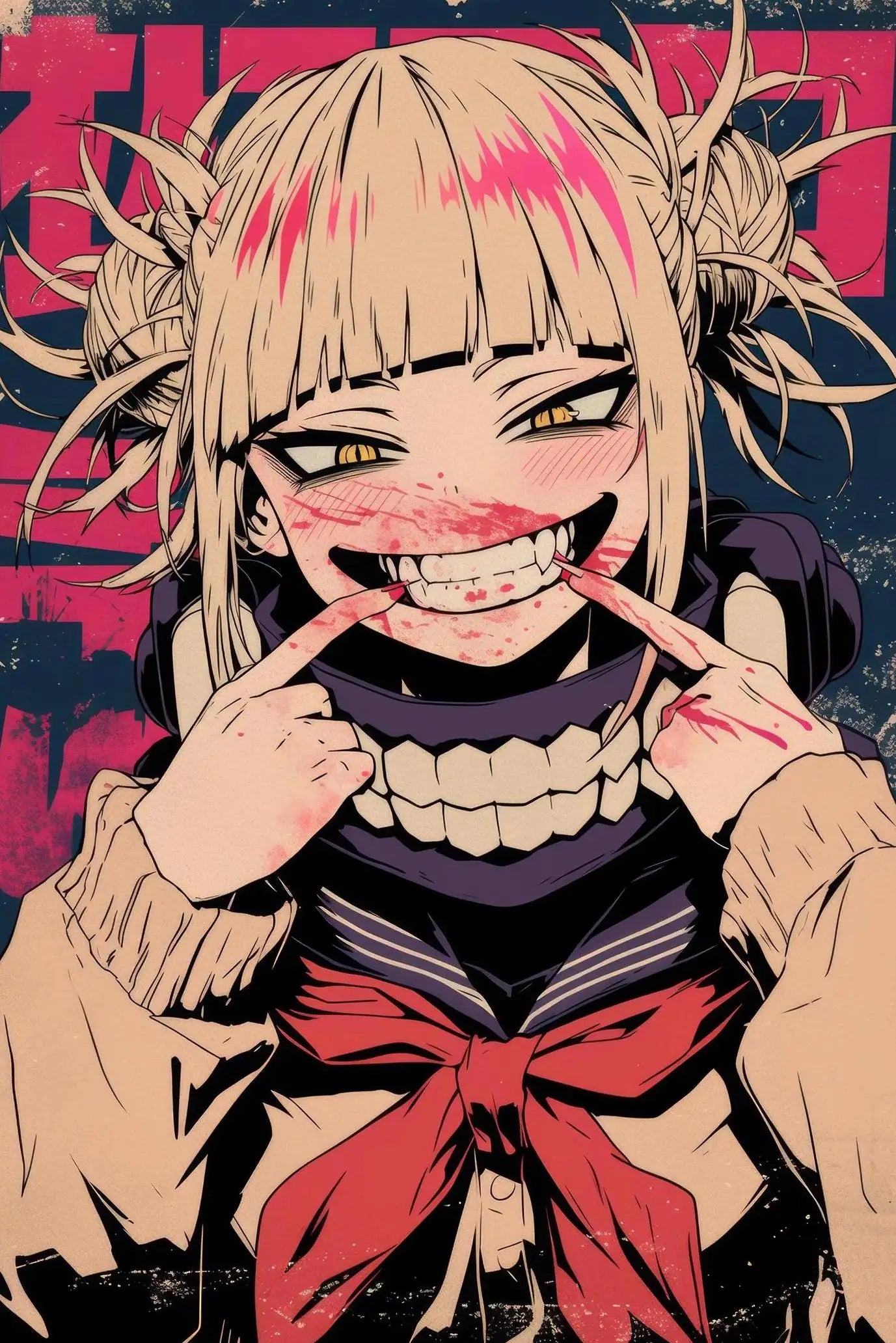 Japanese Classic Anime Character Portrait Art Poster