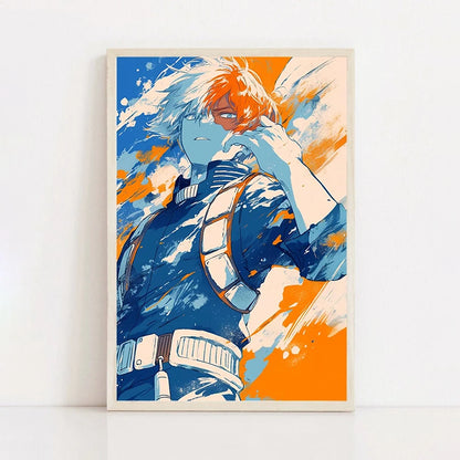 Japanese Classic Anime Character Portrait Art Poster